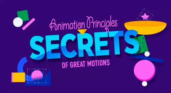 AE教程-学习MG运动图形动画制作原理 Animation Principles In Motion Design Secrets of Great Motion Graphics