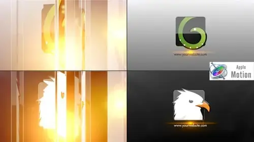 简单LOGO标志V2 – Apple Motion光效LOGO标志标志FCPX模板