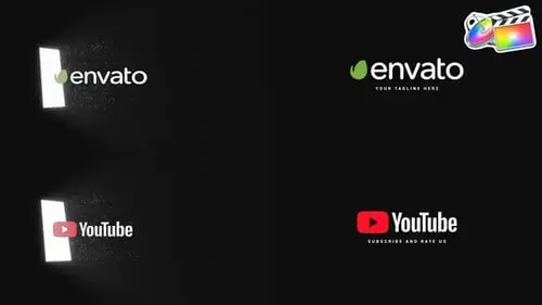 FCPX模板的发光标志LOGO标志