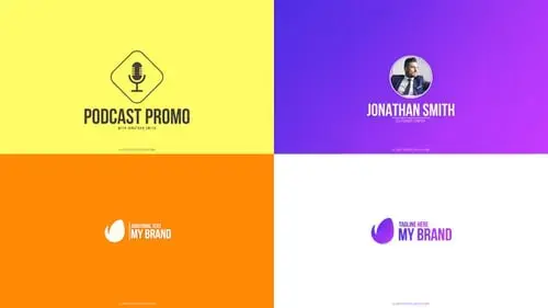 促销结束屏幕Logo片尾FCPX模板