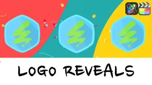 FCPX模板的彩色徽标显示包