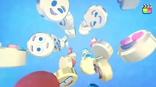 表情符号社交媒体徽标简介-FCPX模板 表情符号社交媒体徽标简介-FCPX模板