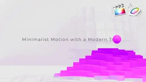 迷你动画体素运动标志揭开面纱FCPX模板 迷你动画体素运动标志揭开面纱FCPX模板