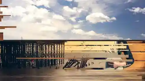 碎片照片幻灯片模板显示AE视频