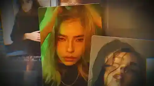 照片幻灯片周年纪念和生日AE视频