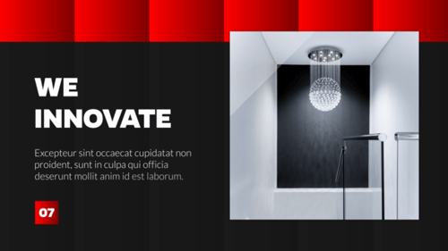 现代企业幻灯片具有干净的几何过渡广播和干净的AE视频