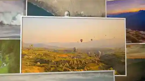 动态电影3D照片幻灯片与视差过渡3d幻灯片和专辑AE视频