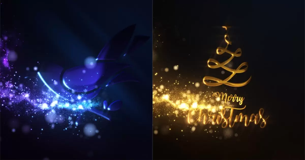 魔术粒子标志揭示AE模版Magic Particles Logo Reveal