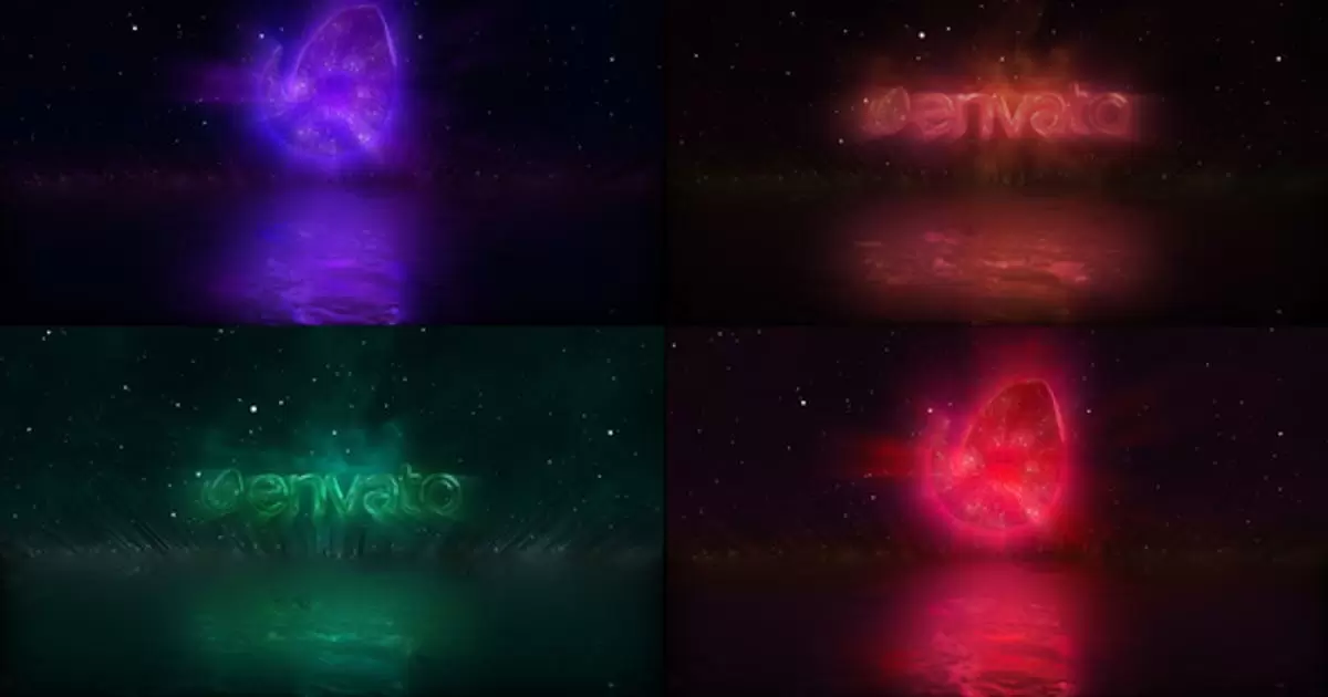 霓虹灯粒子发光倒影logo标志AE模版Neon Particles Logo | After Effects插图 霓虹灯粒子发光倒影logo标志AE模版Neon Particles Logo | After Effects插图