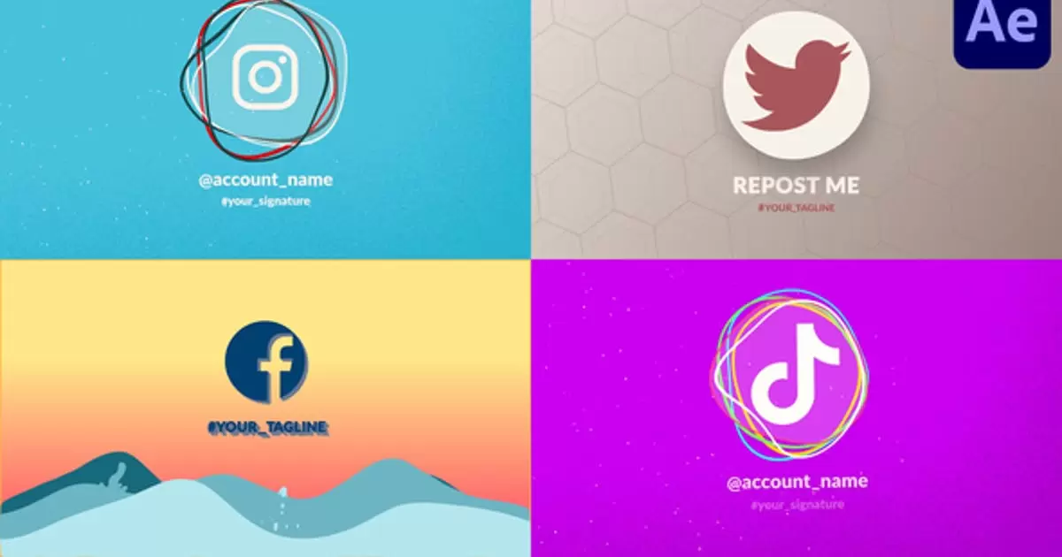 液体水花飞溅logo标志包AE模版Splash Logo Pack | After Effects插图 液体水花飞溅logo标志包AE模版Splash Logo Pack | After Effects插图