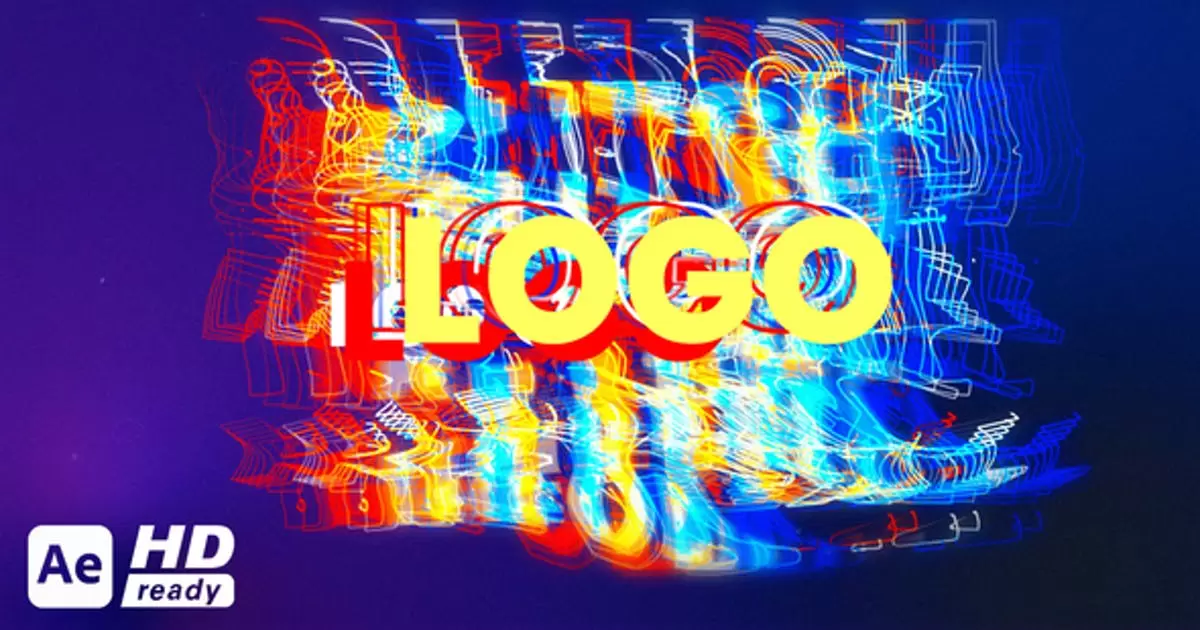 抽象艺术logo扭曲效果揭示AE模版Glitch Logo | Abstract Reveal插图 抽象艺术logo扭曲效果揭示AE模版Glitch Logo | Abstract Reveal插图