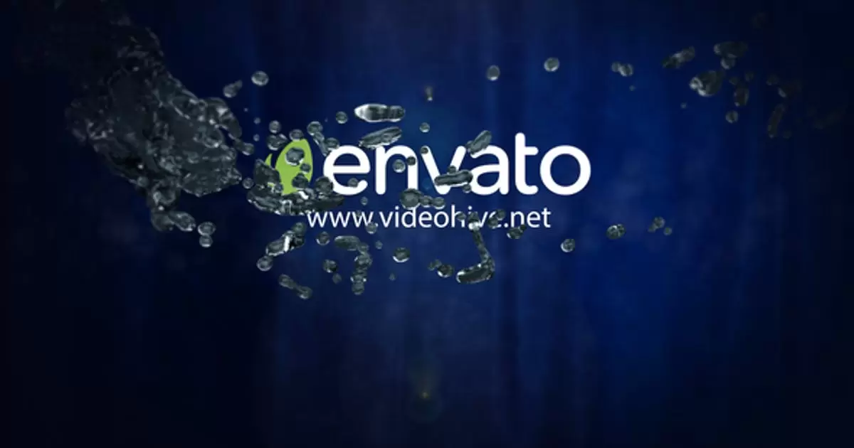 幕布前的液体logo标志介绍AE模版Water Logo Intro插图 幕布前的液体logo标志介绍AE模版Water Logo Intro插图