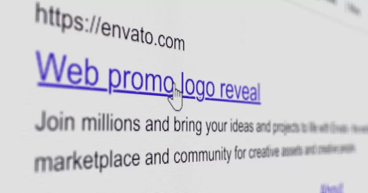 网络促销标志搜索引擎google检索搜索AE模版Web Promo Logo插图