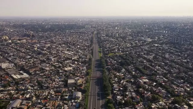 布宜诺斯艾利斯城市航拍概况视频素材插图