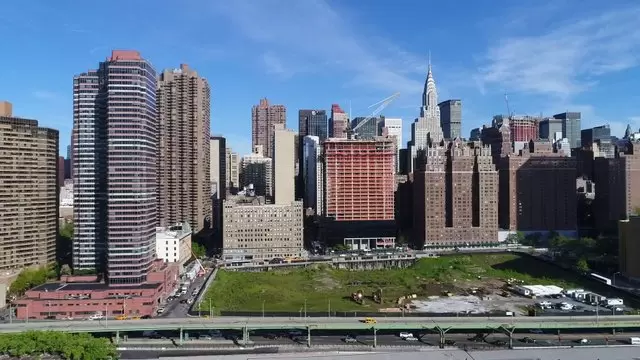 帝国大厦纽约城市航拍视频素材插图