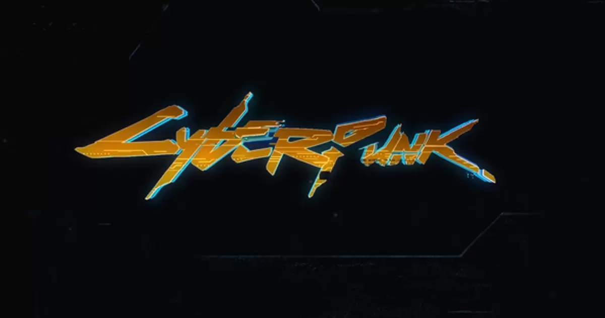 赛博朋克标志揭示AE模版Cyberpunk Logo Reveal插图