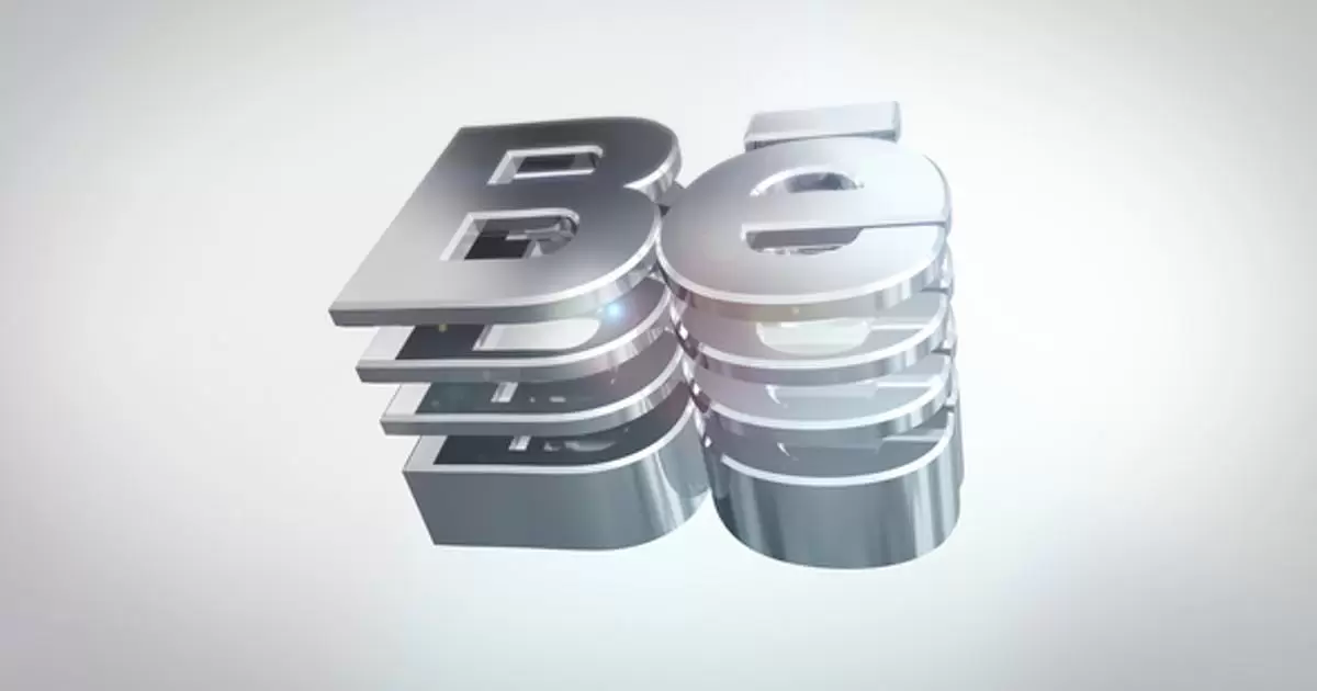 3D简单反光金属logo标志AE模版3D Simple Reflective Logo插图
