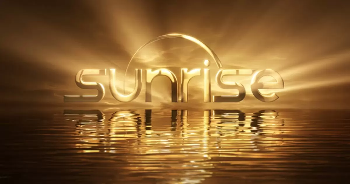 海面上的日出logo标志AE模版Sunrise Logo插图