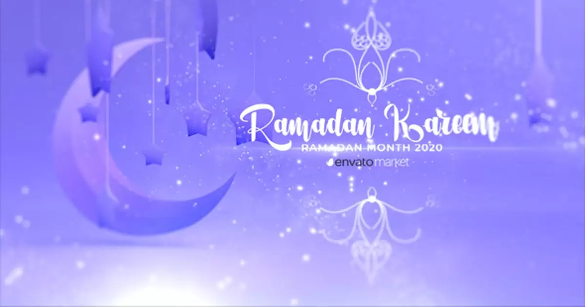 斋月卡里姆logo标志AE模版Ramadan Kareem Logo插图