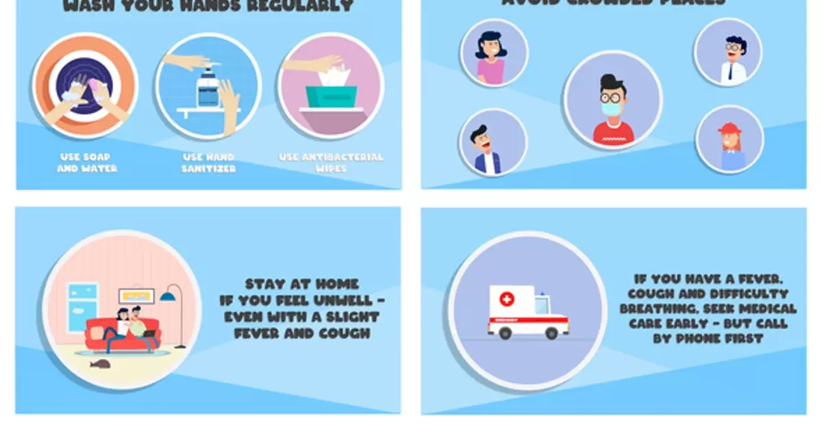 病毒-如何保护自己mg动画AE模版Virus – How To Protect Yourself插图