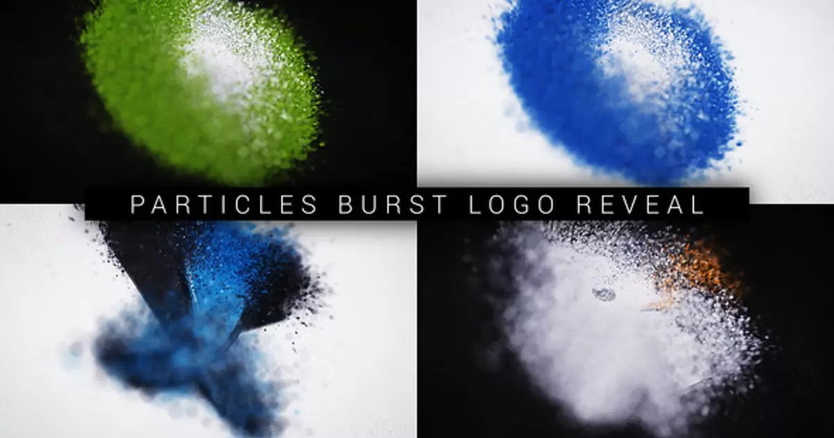 粒子爆破logo标志AE模版Particles Burst Logo插图 粒子爆破logo标志AE模版Particles Burst Logo插图