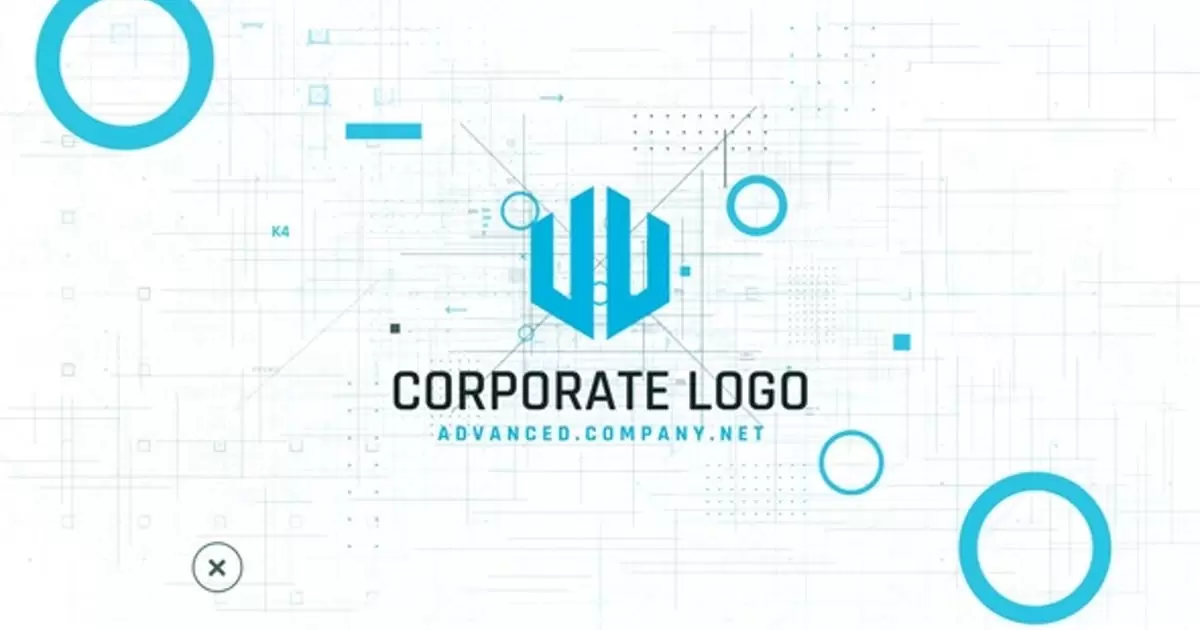 现代企业logo标志AE模版Modern Logo Corporate插图