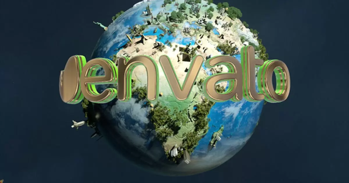 Covid 19病毒之后的三维地球logo片头AE模版Planet After Covid 19插图
