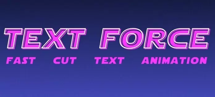 AE脚本-Text Force(根据音频自动生成快闪文字标题动画) v1.1.3 英文版