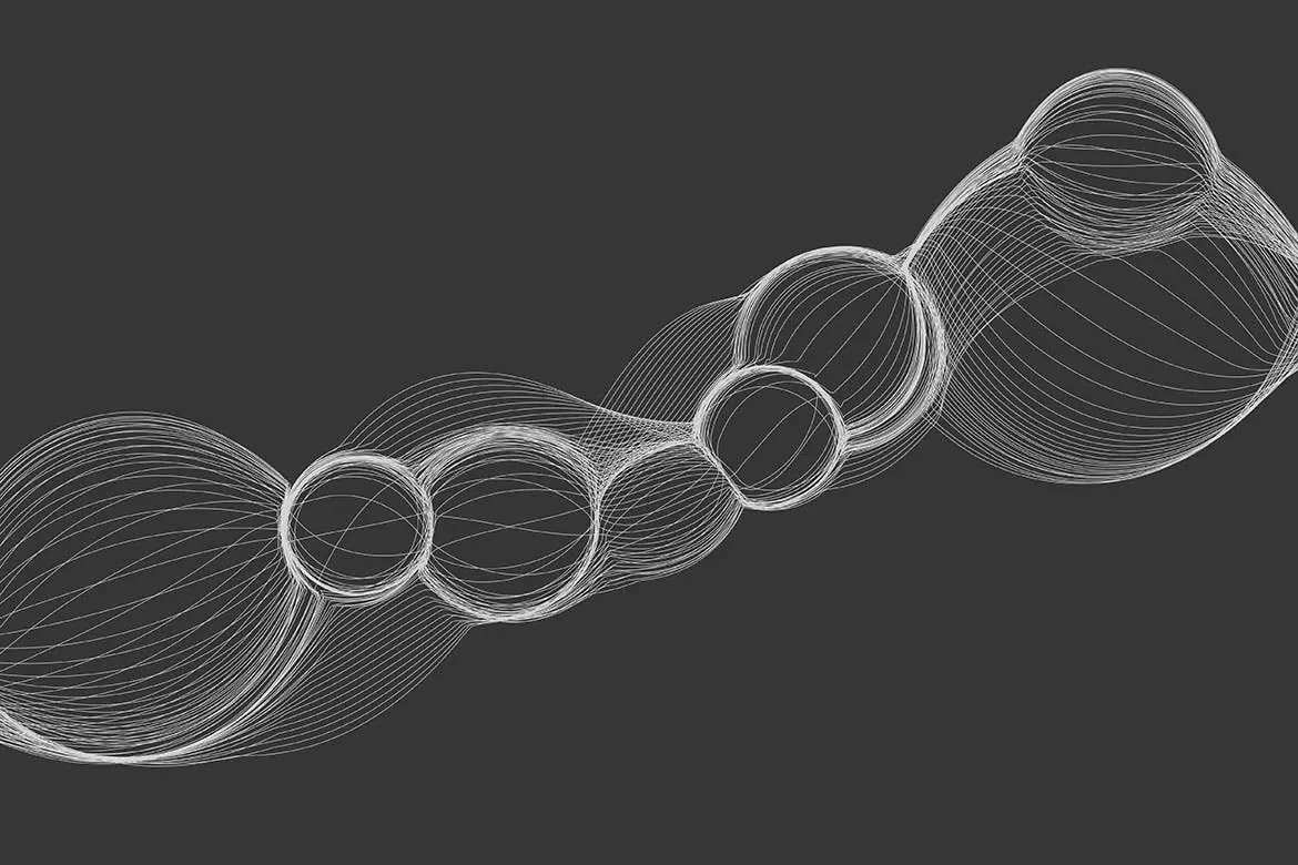 高端时尚抽象气泡线条波浪背景底纹矢量纹理集合-AI, EPS, JPG, PNG插图9