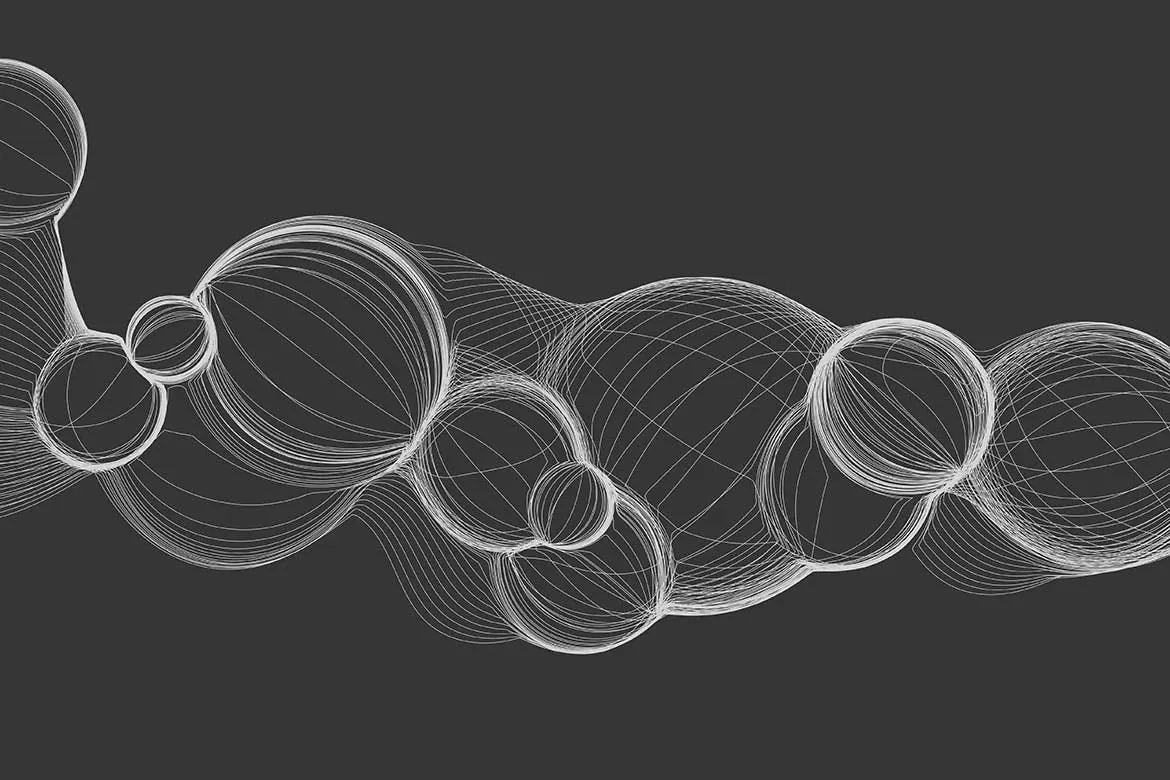 高端时尚抽象气泡线条波浪背景底纹矢量纹理集合-AI, EPS, JPG, PNG插图8