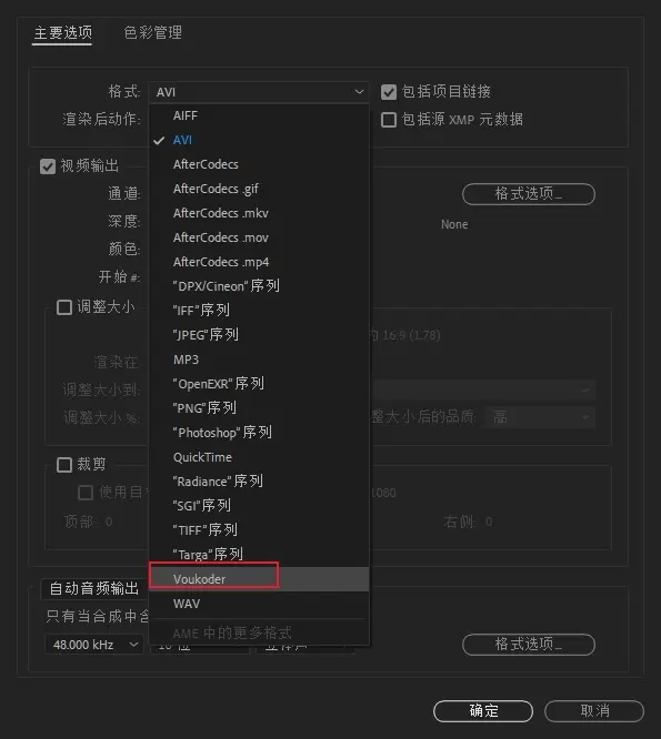 AE插件-Voukoder(多格式视频编码渲染加速输出插件) v10.2 中文版 WIN 支持2022插图7