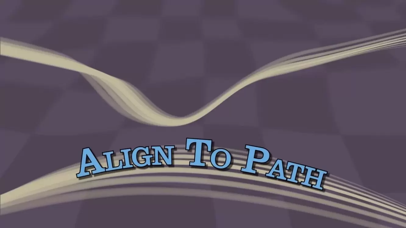 AE脚本-Align to Path(物体路径对齐脚本)将图层对齐到单个或多个运动路径中 v1.7.1 英文版插图