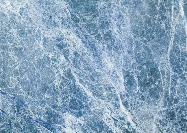 海蓝色抽象大理石纹理背景图片素材 [JPG]插图
