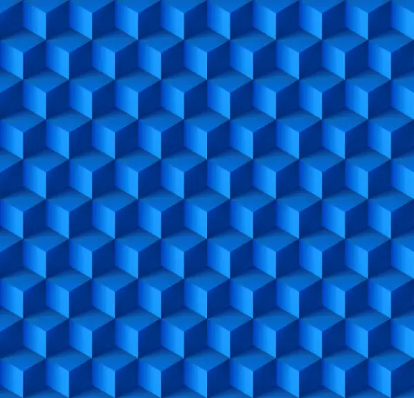 立体蓝色方块抽象几何背景矢量图 [eps]免费下载