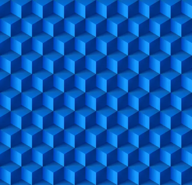 立体蓝色方块抽象几何背景矢量图 [eps]插图