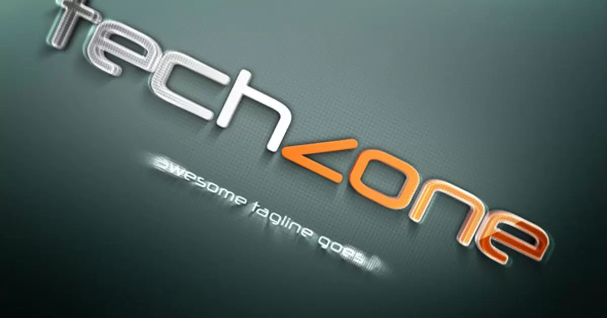 TechZone缩放logo徽标显示AE视频模版TechZone Logo Reveal插图
