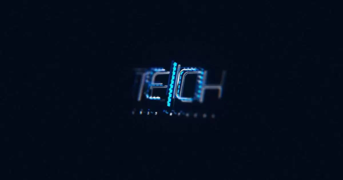技术标志揭示AE视频模版Tech Logo Reveal
