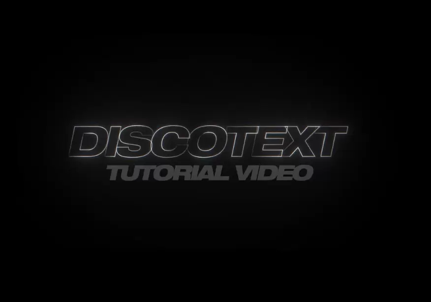 AE插件-Discotext(文本图层修剪路径描边动画插件) v1.2.3 中文版
