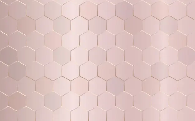 六边形粉红色柔和纹理背景矢量图案[EPS]插图