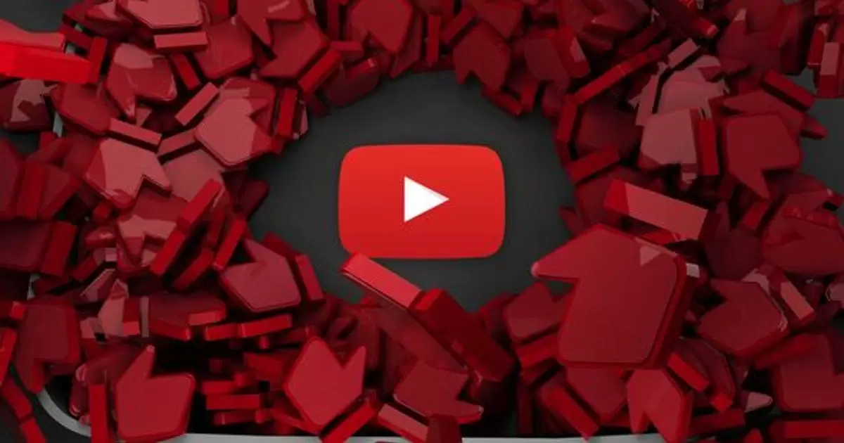 红色播放器按钮3D标志AE视频模版Youtube 3D Logo插图