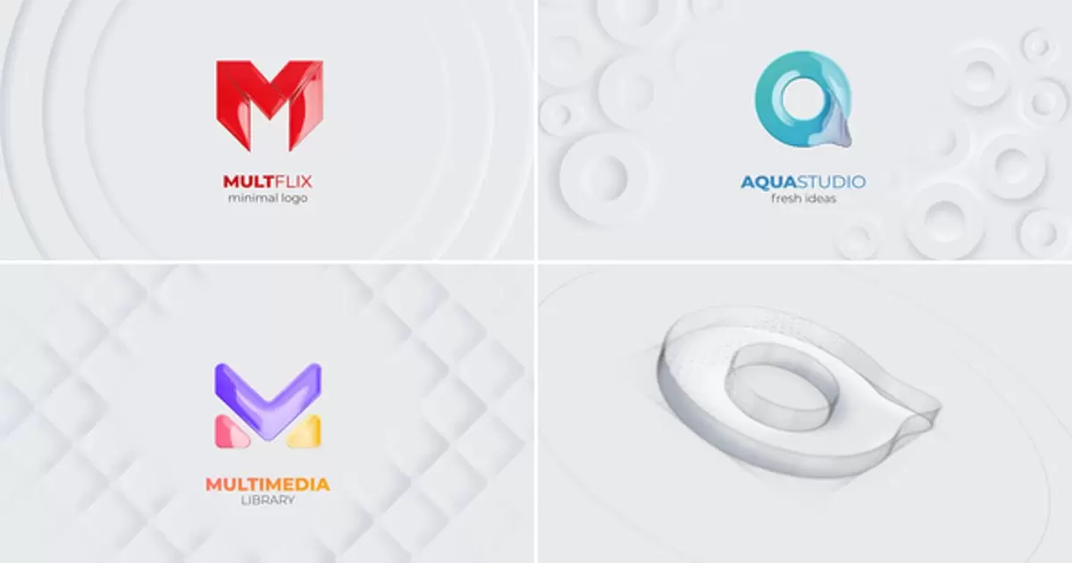 创意绘制素描标志揭示AE视频模版Clean & Sketch Logo Reveal插图