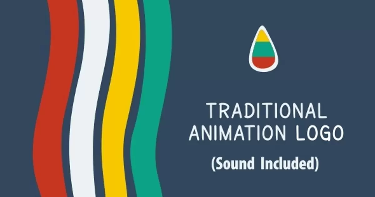 传统动画logo标志AE视频模版Traditional Animation Logo插图