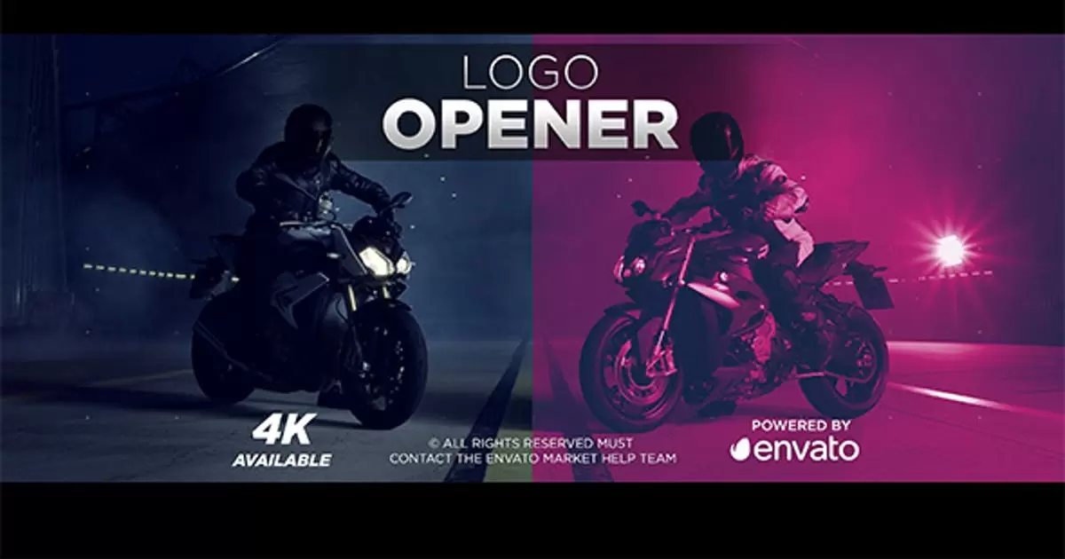 快速标志动画片头开启器AE视频模版Fast Logo Opener插图