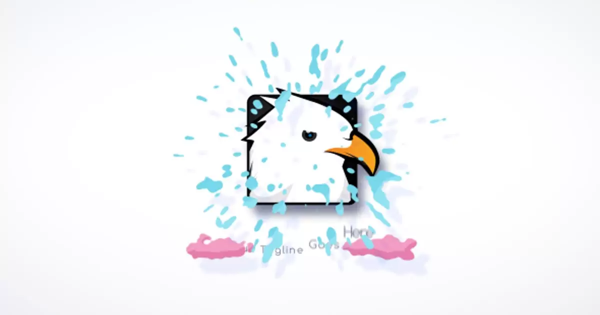 彩色液体标志AE视频模版Colorful Liquid Logo插图
