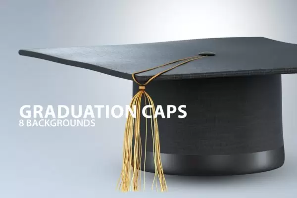 少见稀有的学士帽毕业帽集合免费下载