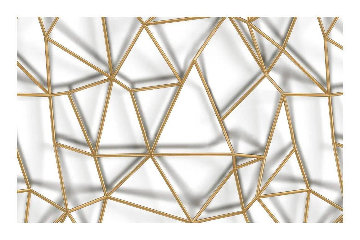 金色质感的3D立体四方连续几何图案背景底纹纹理集合-PSD插图11