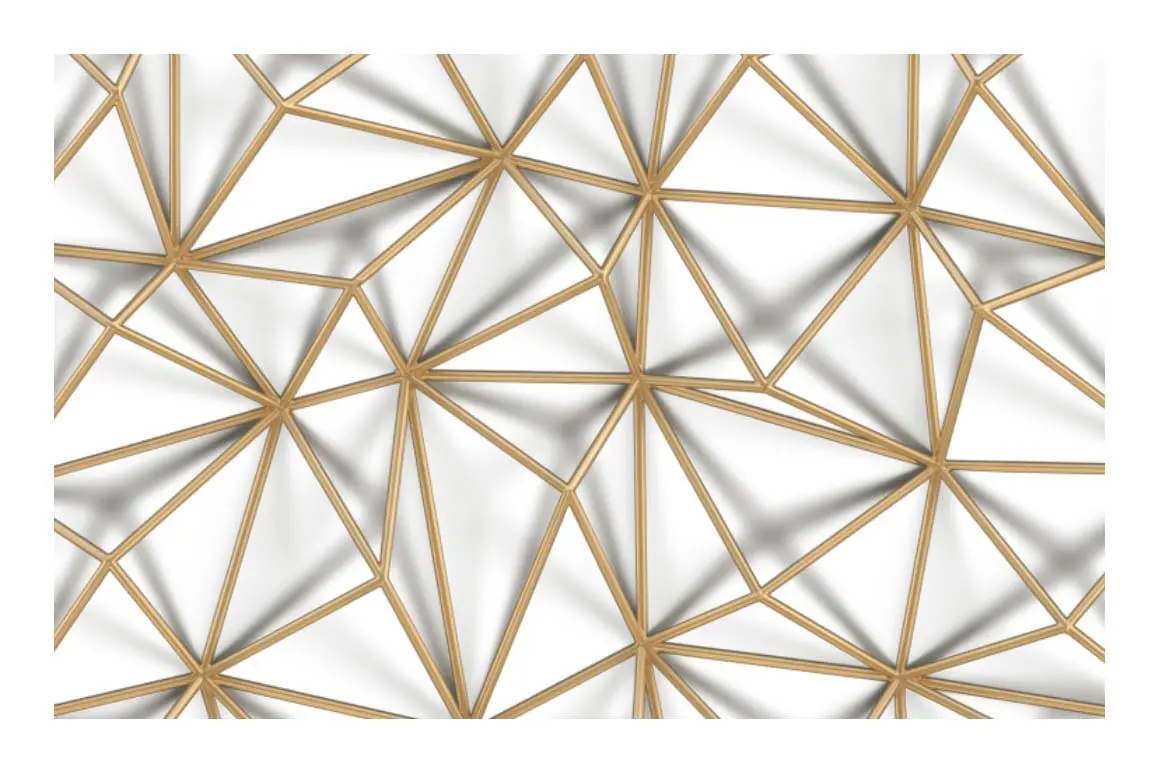 金色质感的3D立体四方连续几何图案背景底纹纹理集合-PSD插图15