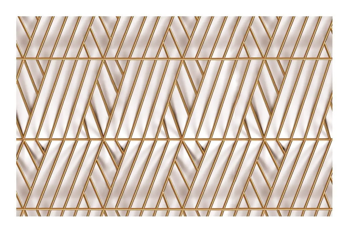 金色质感的3D立体四方连续几何图案背景底纹纹理集合-PSD插图5