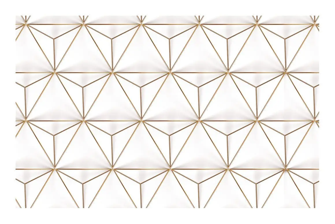 金色质感的3D立体四方连续几何图案背景底纹纹理集合-PSD插图3
