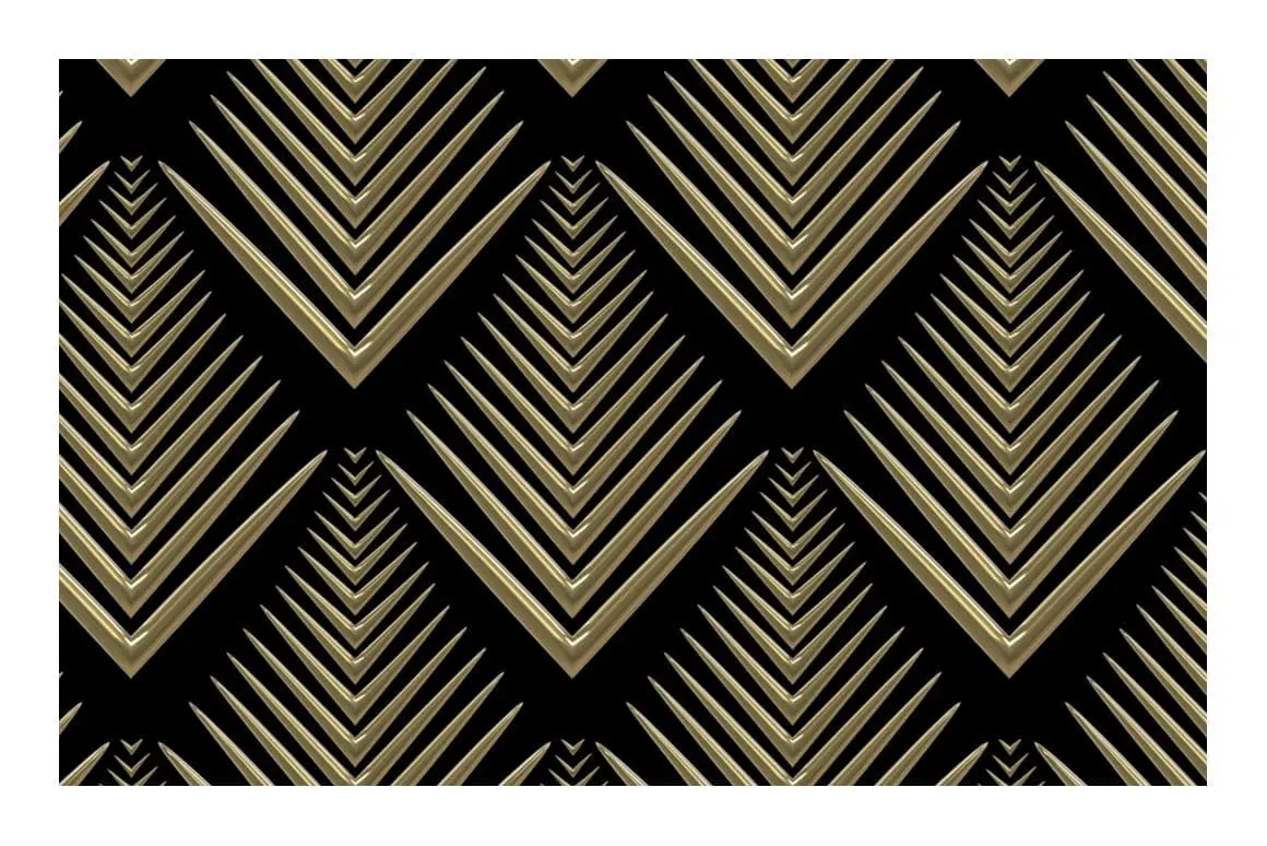 时尚高端奢华黑金质感的黄金欧式房地产Art Deco风格背景底纹纹理集合-PSD，JPG插图3